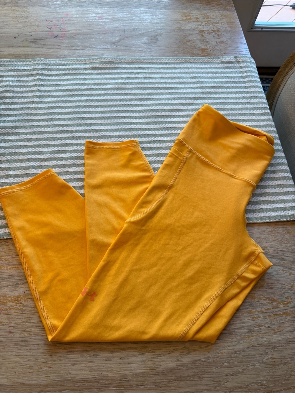 Under Armour Orange Compression Leggings